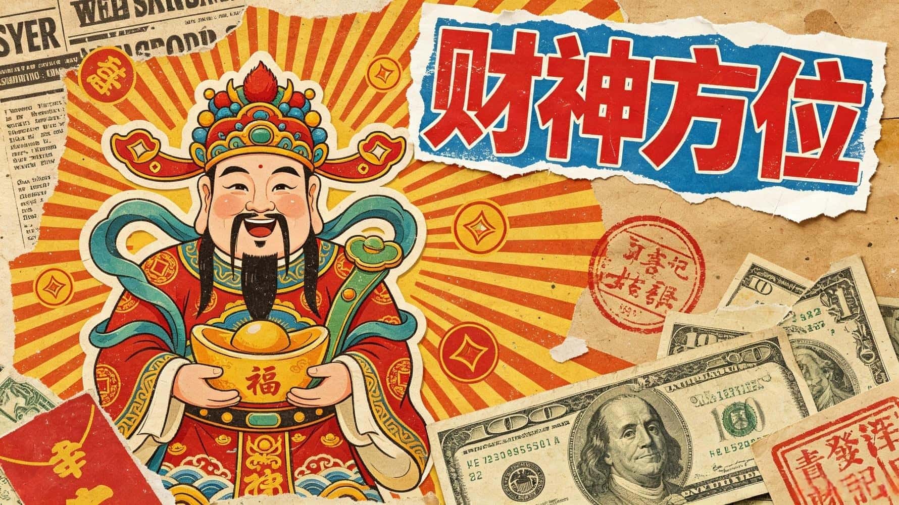 今日打牌方位财神_财神方位财神_财神方位
