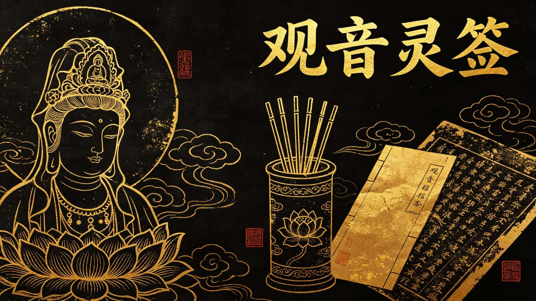 观音灵签怎么解？谷晟阳一招教你测感情财运事业健康！