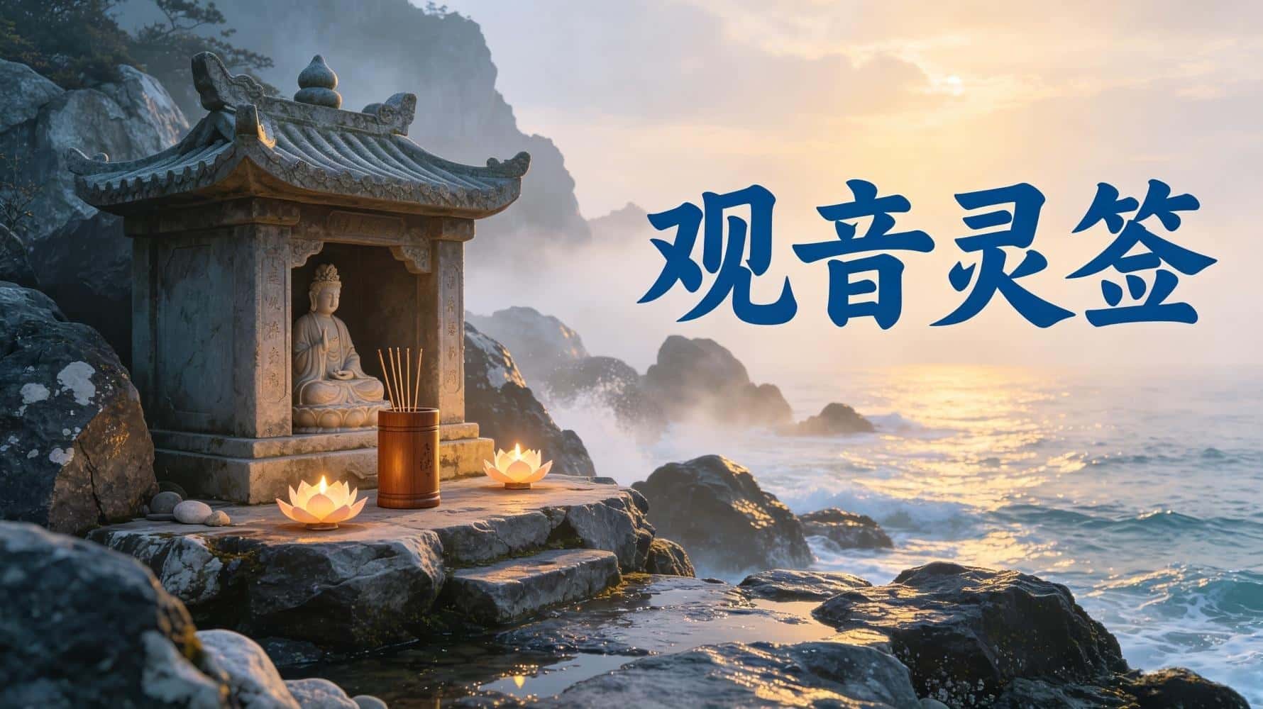 谷晟阳详解观音灵签：一签在手，吉凶全掌握！